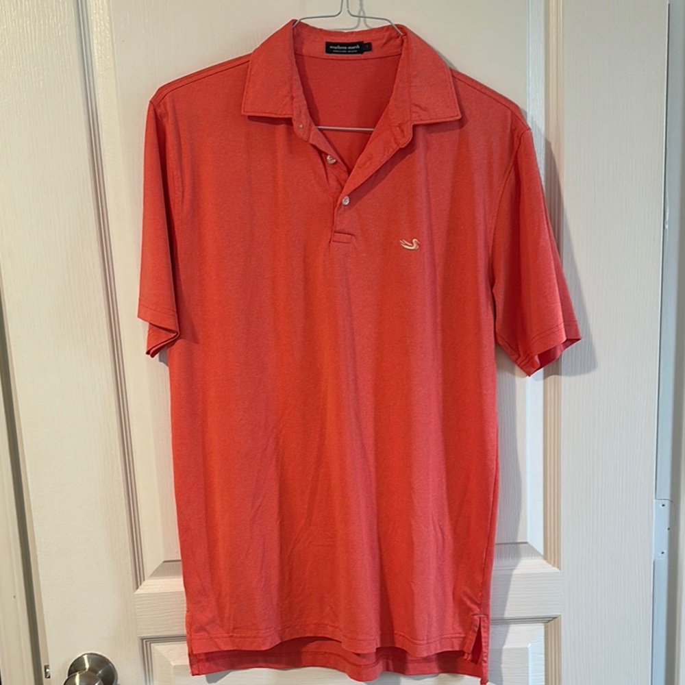 Southern Marsh Men's Coral Polo Shirt